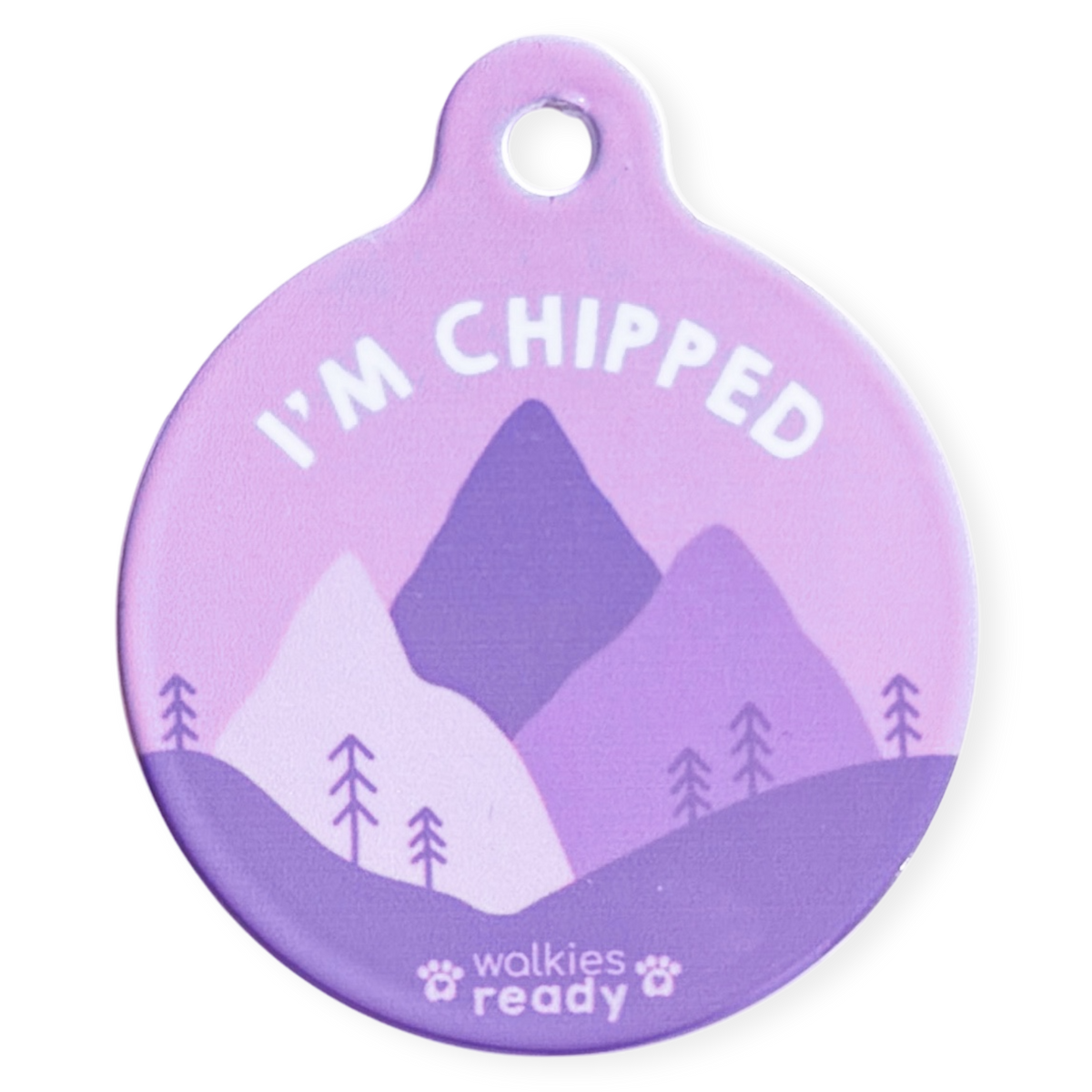 ID Tag - Walkies Ready - Lavender Lilac