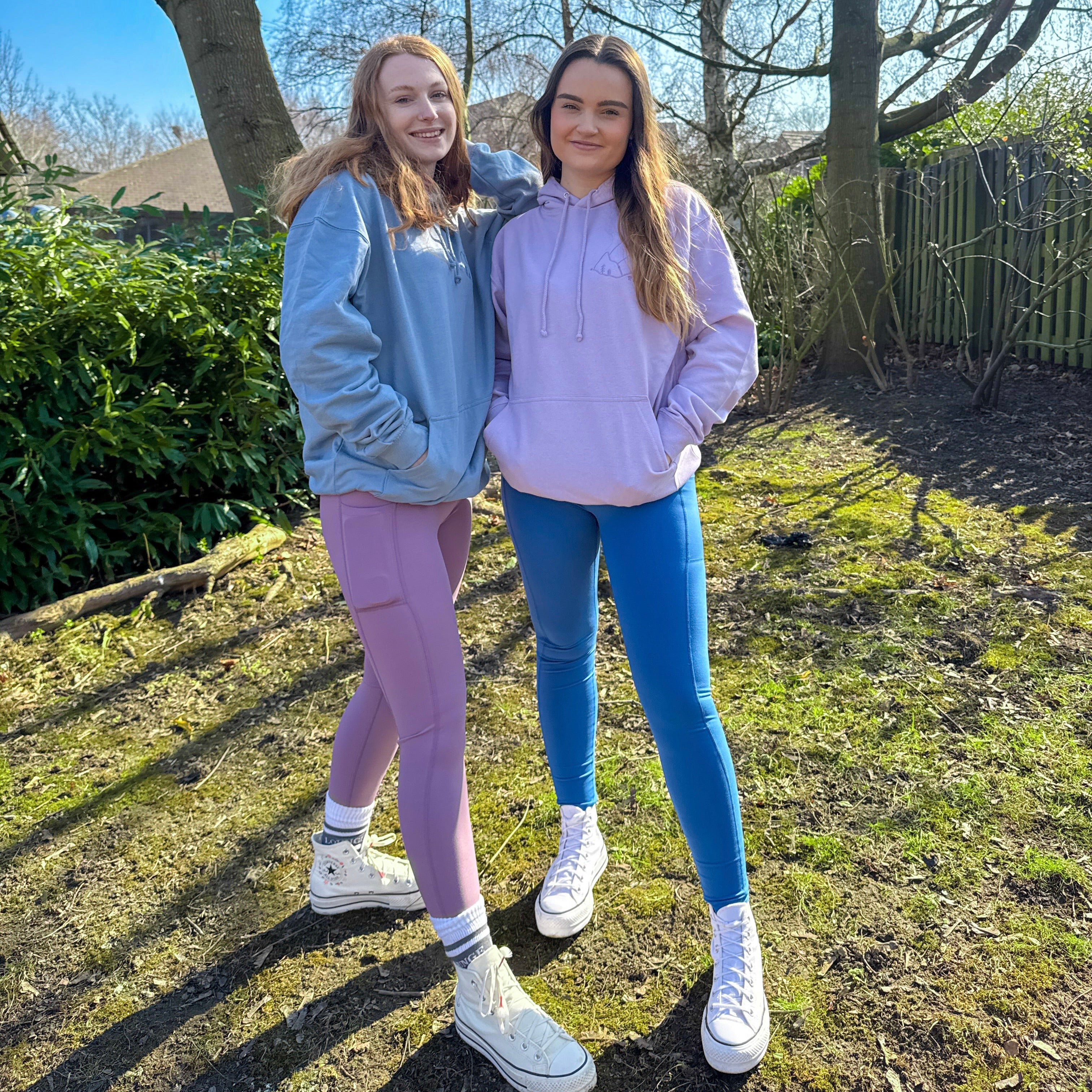 Lilac & Blue Human Apparel