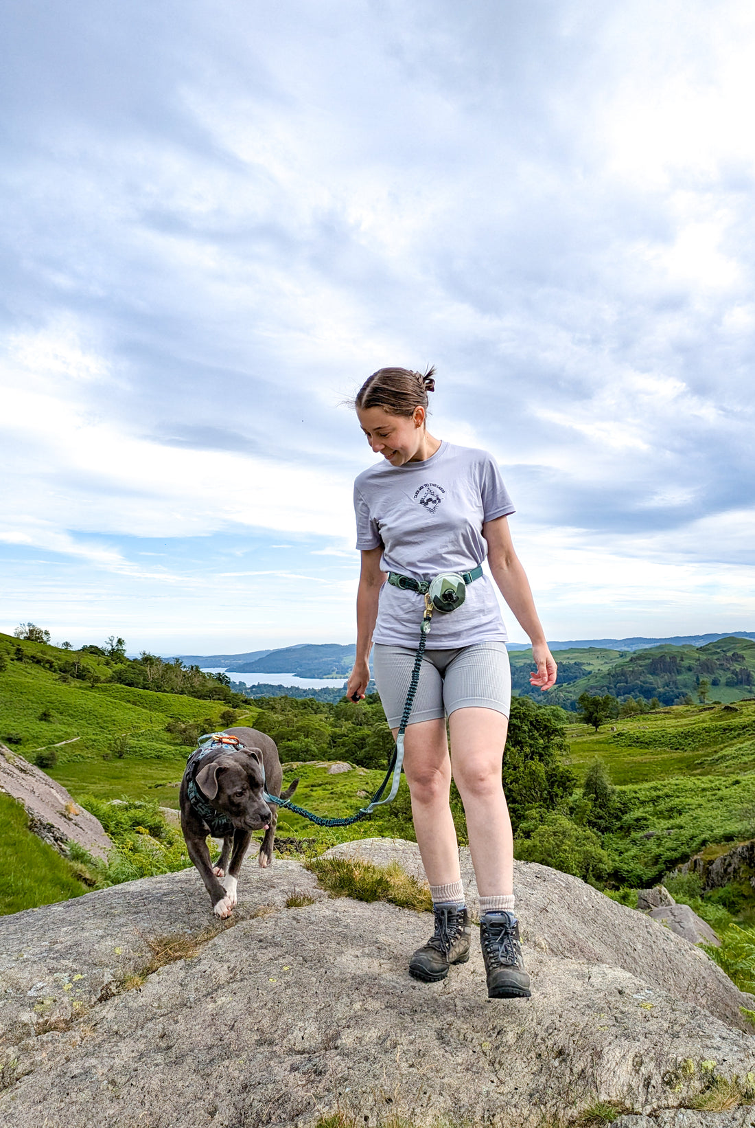 Handsfree Lead - Walkies Ready® Forest Green