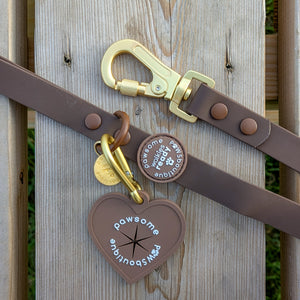 4ft Waterproof Lead - Walkies Ready® Chocolate Brown