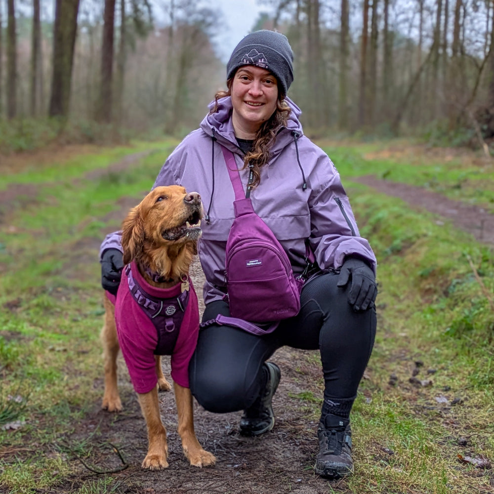 Sling Backpack - Walkies Ready® Plum
