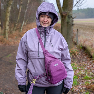 Sling Backpack - Walkies Ready® Plum