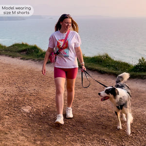 Walkies Ready® - Cycling Shorts - Raspberry Pink