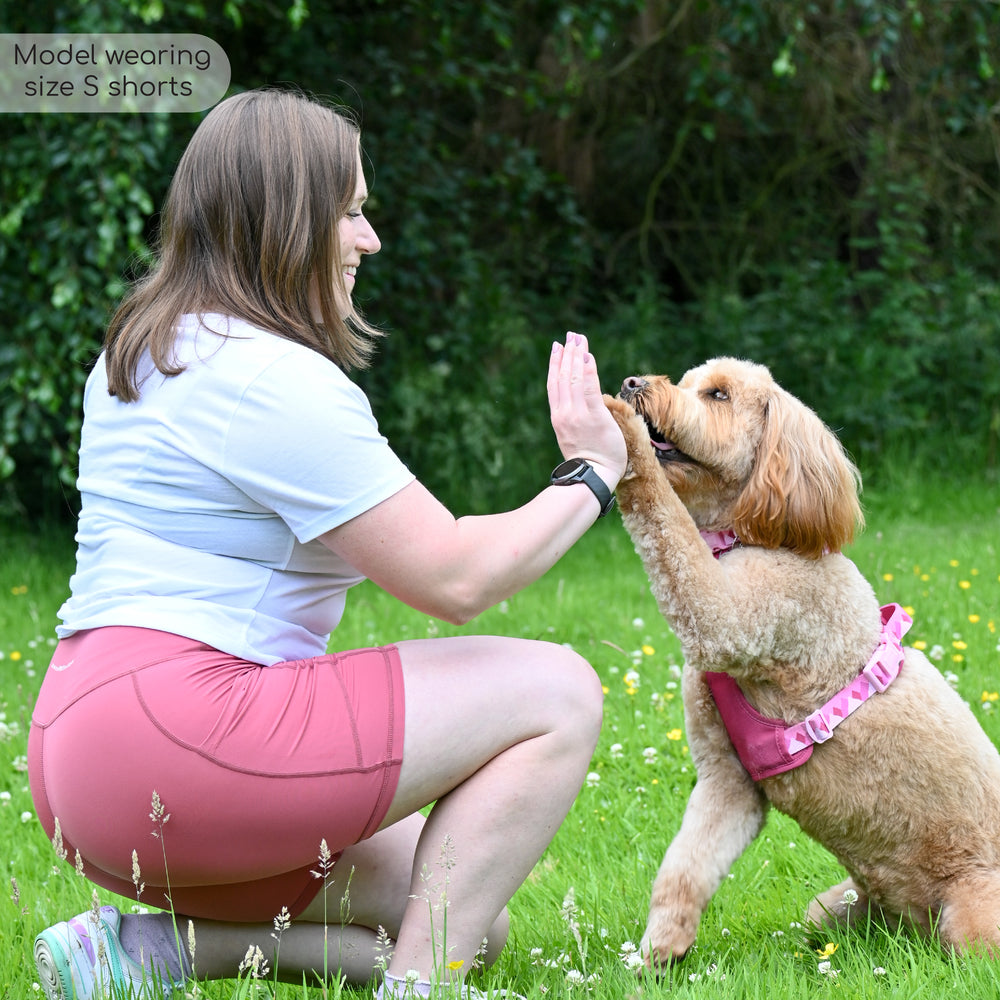 Walkies Ready® - Cycling Shorts - Raspberry Pink