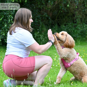 Walkies Ready® - Cycling Shorts - Raspberry Pink