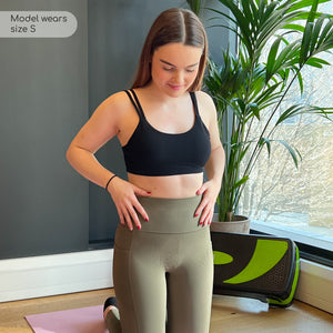 Ribbed Leggings - Olive