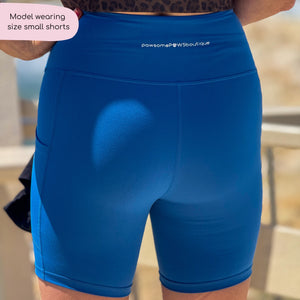 Walkies Ready® - Cycling Shorts - Royal Blue