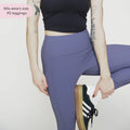Ribbed Leggings - Indigo