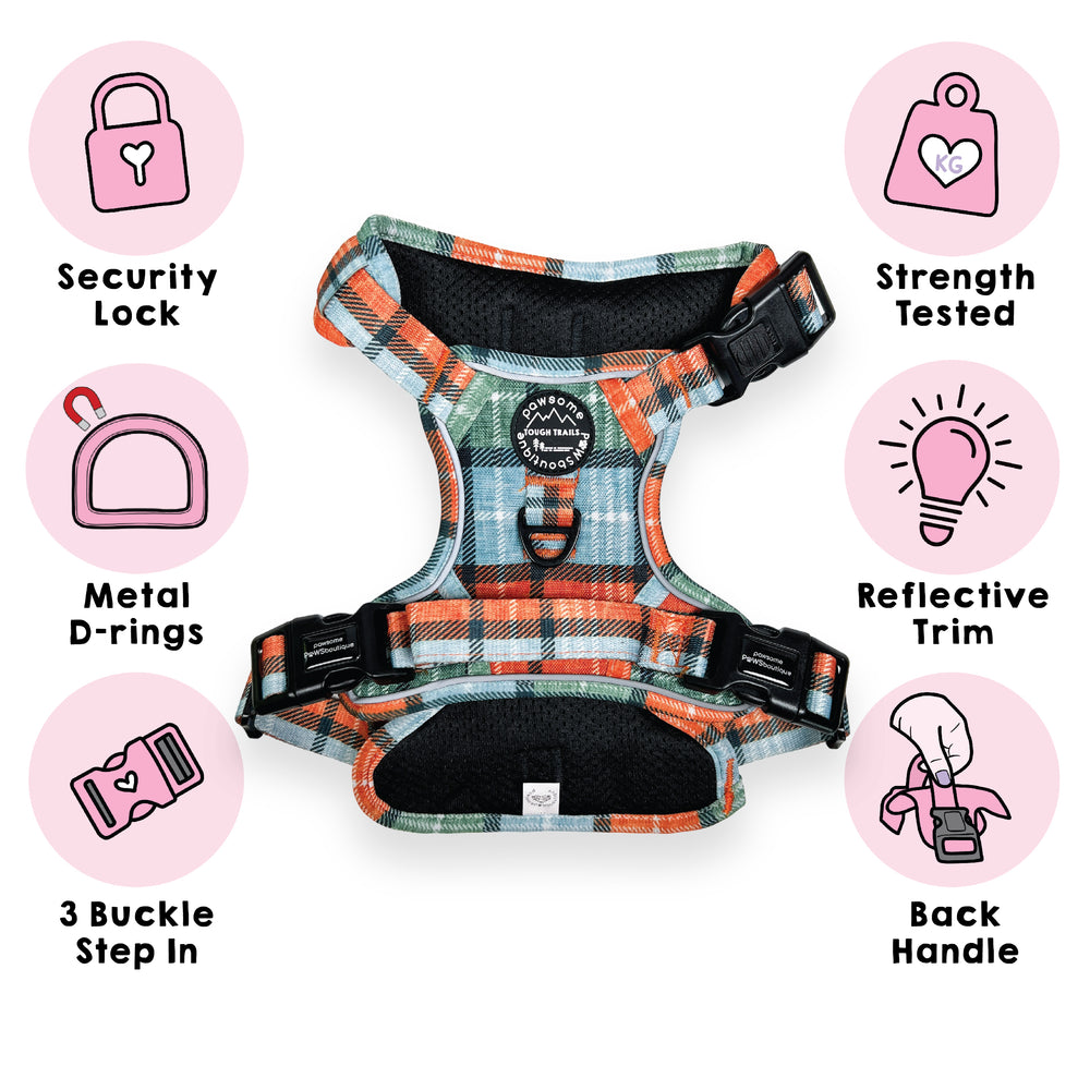 Tough Trails™ Harness - Harvest Plaid