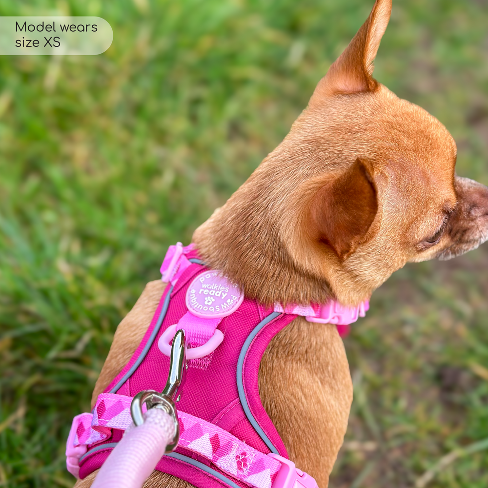 Tough Trails™ Harness - Walkies Ready® Raspberry Pink