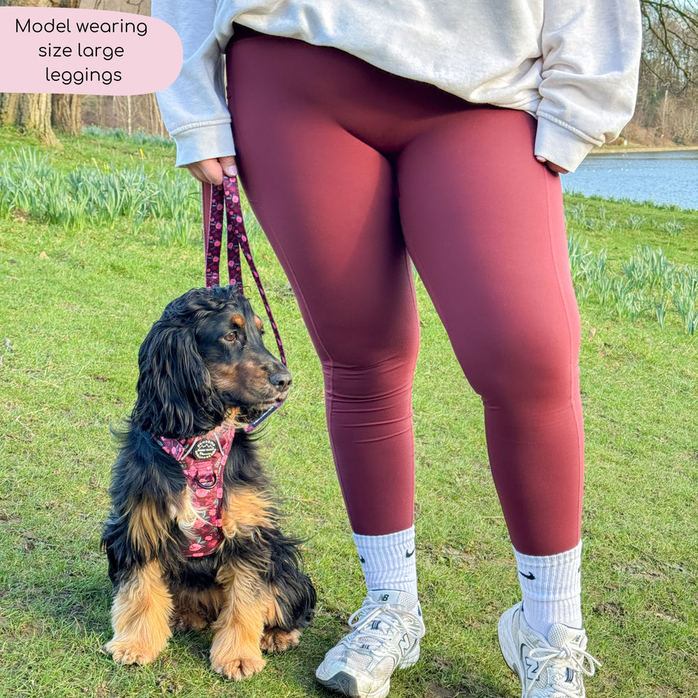 Walkies Ready® Leggings - Mulberry