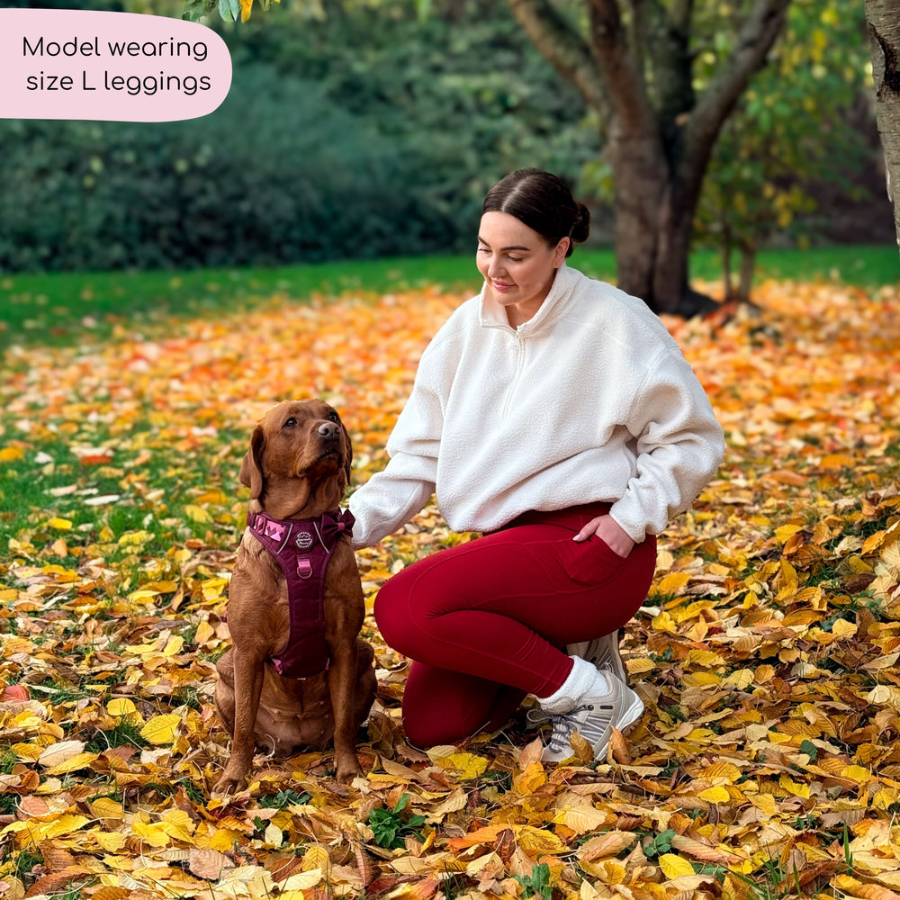 Walkies Ready® Leggings - Red