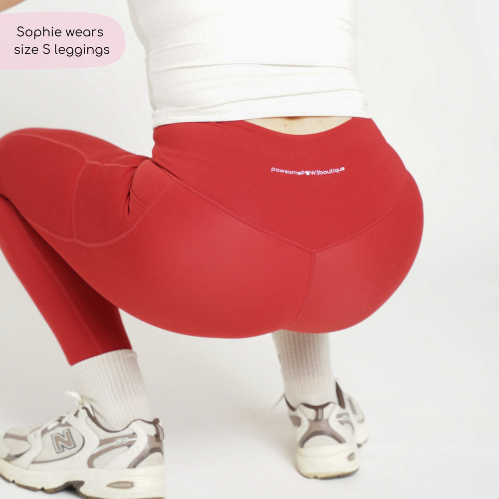 Walkies Ready® Leggings - Red