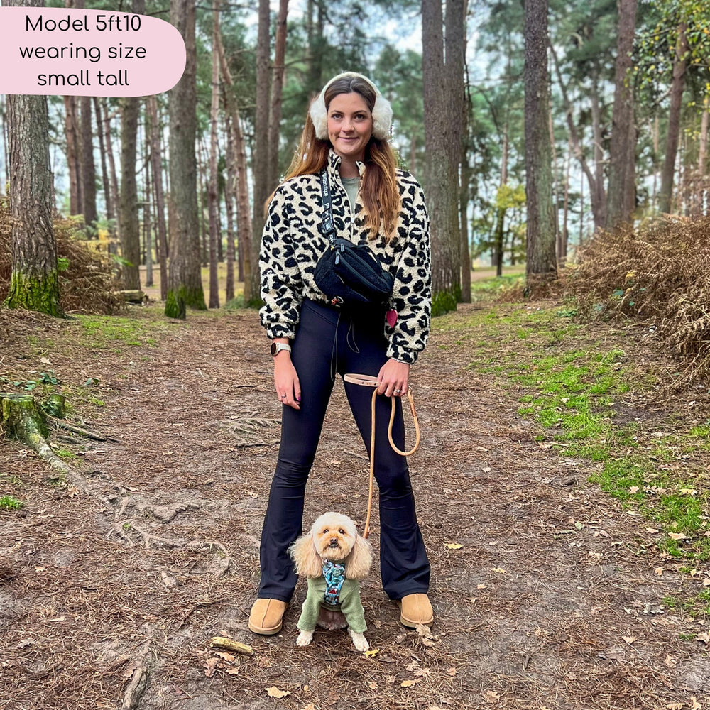 Flared Leggings - Black