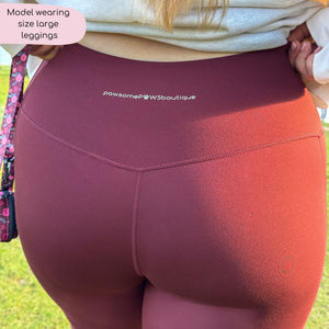 Walkies Ready® Leggings - Mulberry