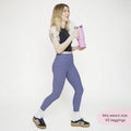 Ribbed Leggings - Indigo