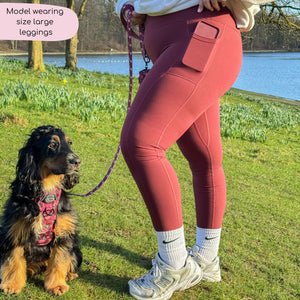 Walkies Ready® Leggings - Mulberry