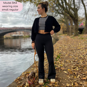 Flared Leggings - Black