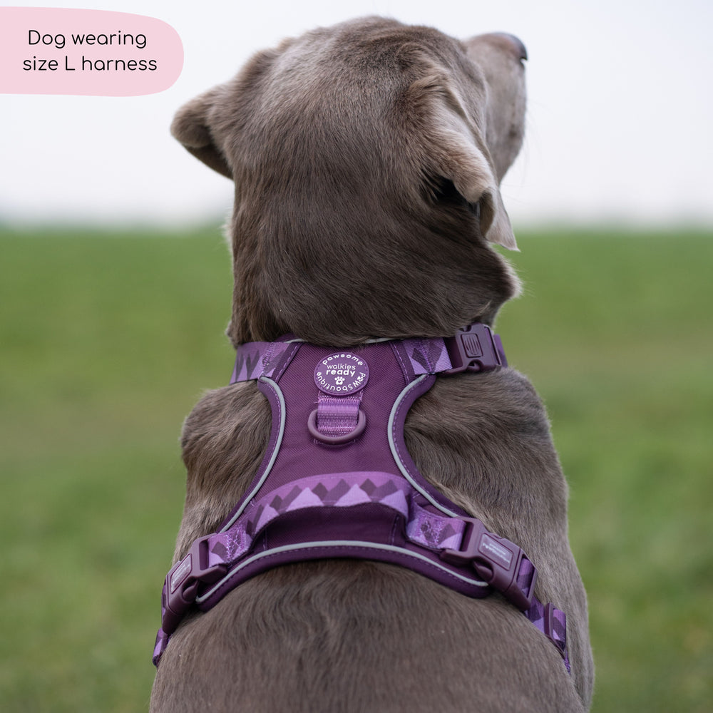 Tough Trails™ Harness - Walkies Ready® Plum