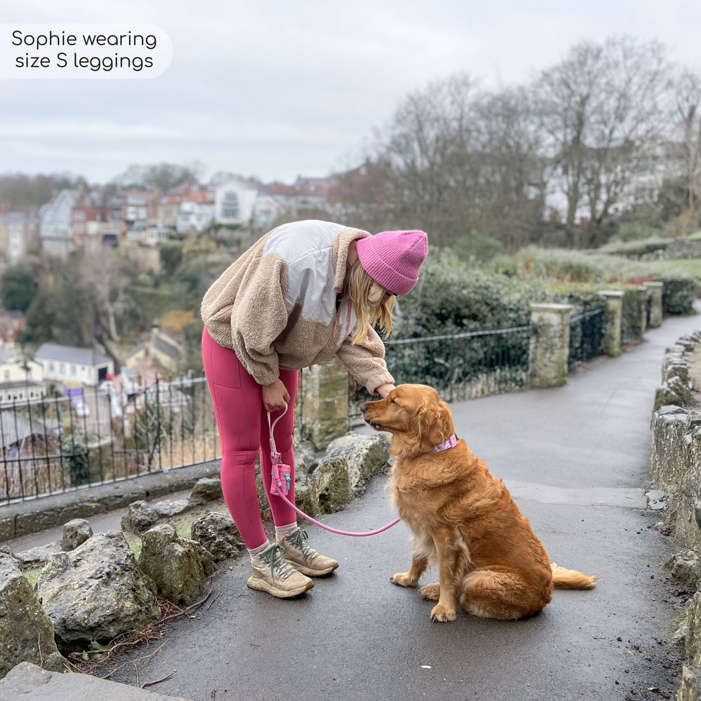 Walkies Ready® Leggings - Raspberry Pink