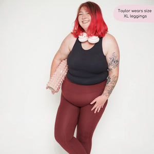 Walkies Ready® Leggings - Mulberry