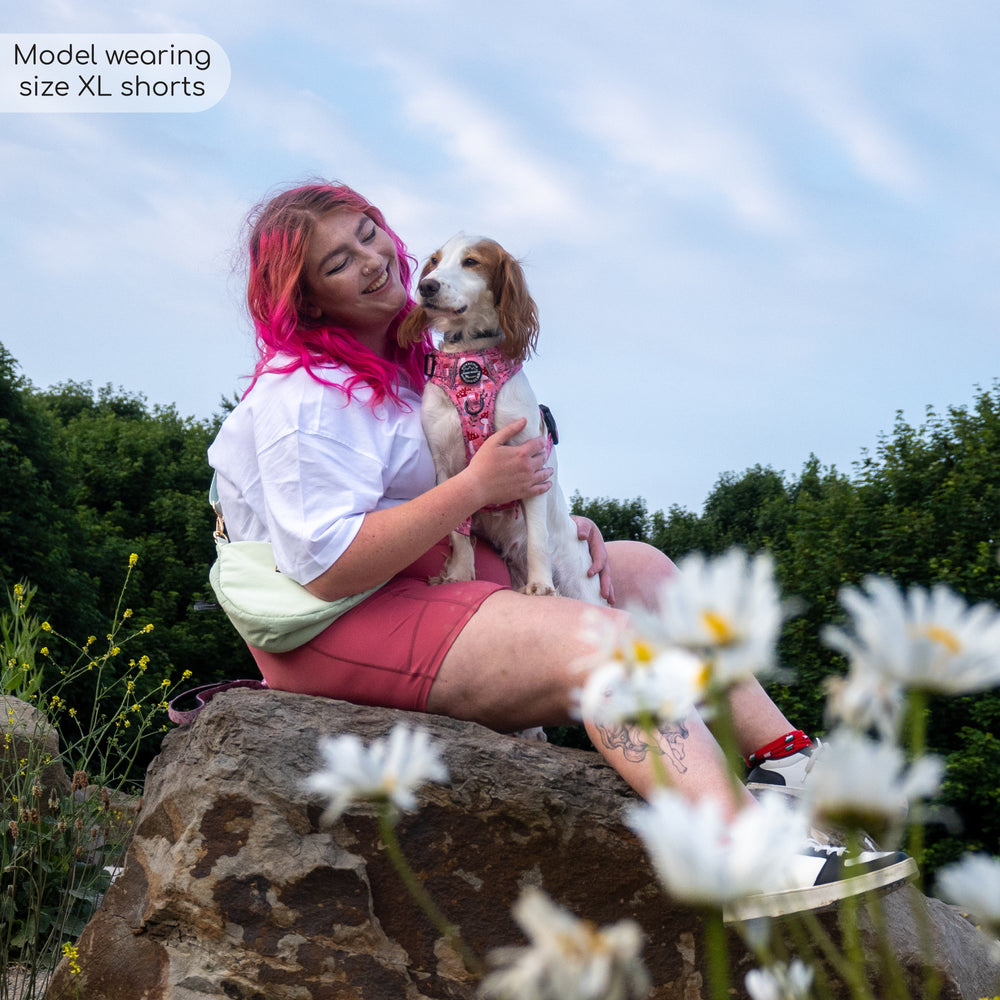 Walkies Ready® - Cycling Shorts - Raspberry Pink