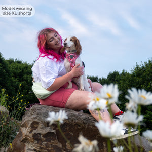 Walkies Ready® - Cycling Shorts - Raspberry Pink