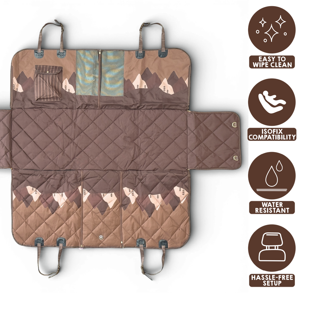 Car Seat Cover - Walkies Ready® Chocolate Brown