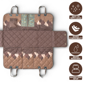 Car Seat Cover - Walkies Ready® Chocolate Brown
