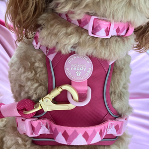 Tough Trails™ Harness - Walkies Ready® Raspberry Pink