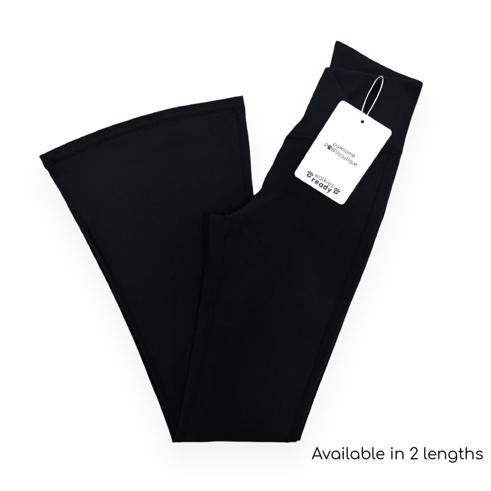 Flared Leggings - Black