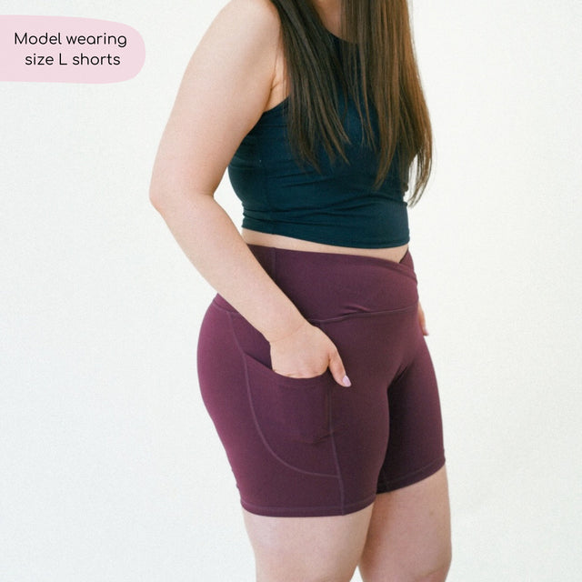 Lite Cycling Shorts - Mulberry