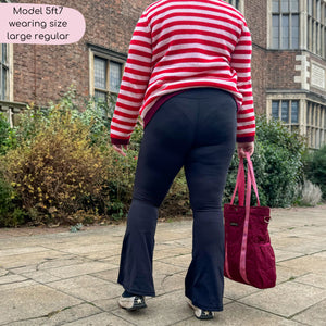 Flared Leggings - Black