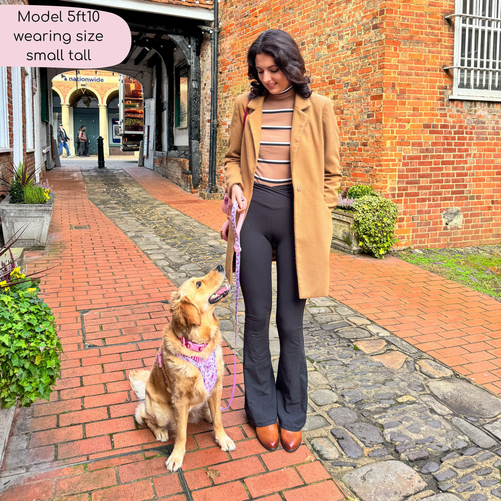 Flared Leggings - Black