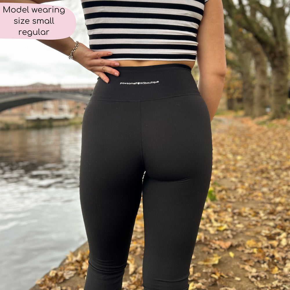 Flared Leggings - Black