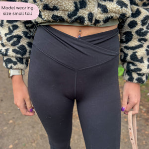 Flared Leggings - Black