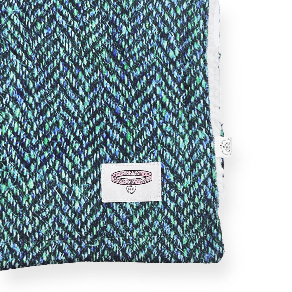 Dog Blanket - Country Teal