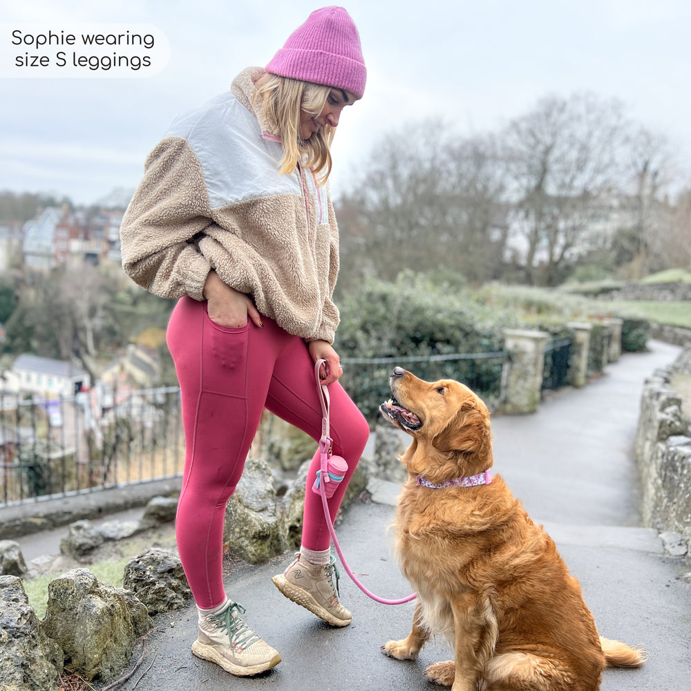 Walkies Ready® Leggings - Raspberry Pink