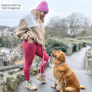 Walkies Ready® Leggings - Raspberry Pink