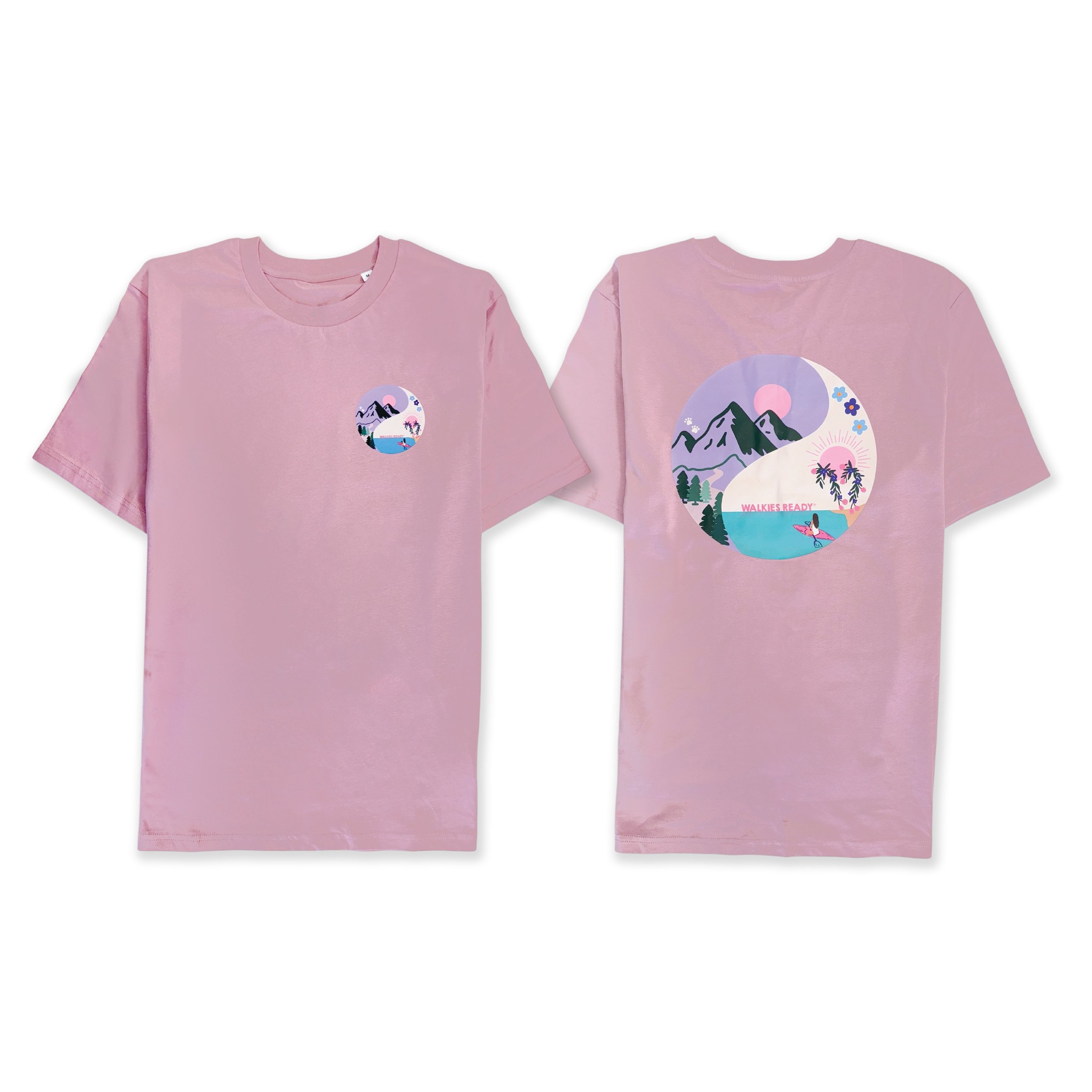 T-Shirt - Roaming Wild Dusky Pink