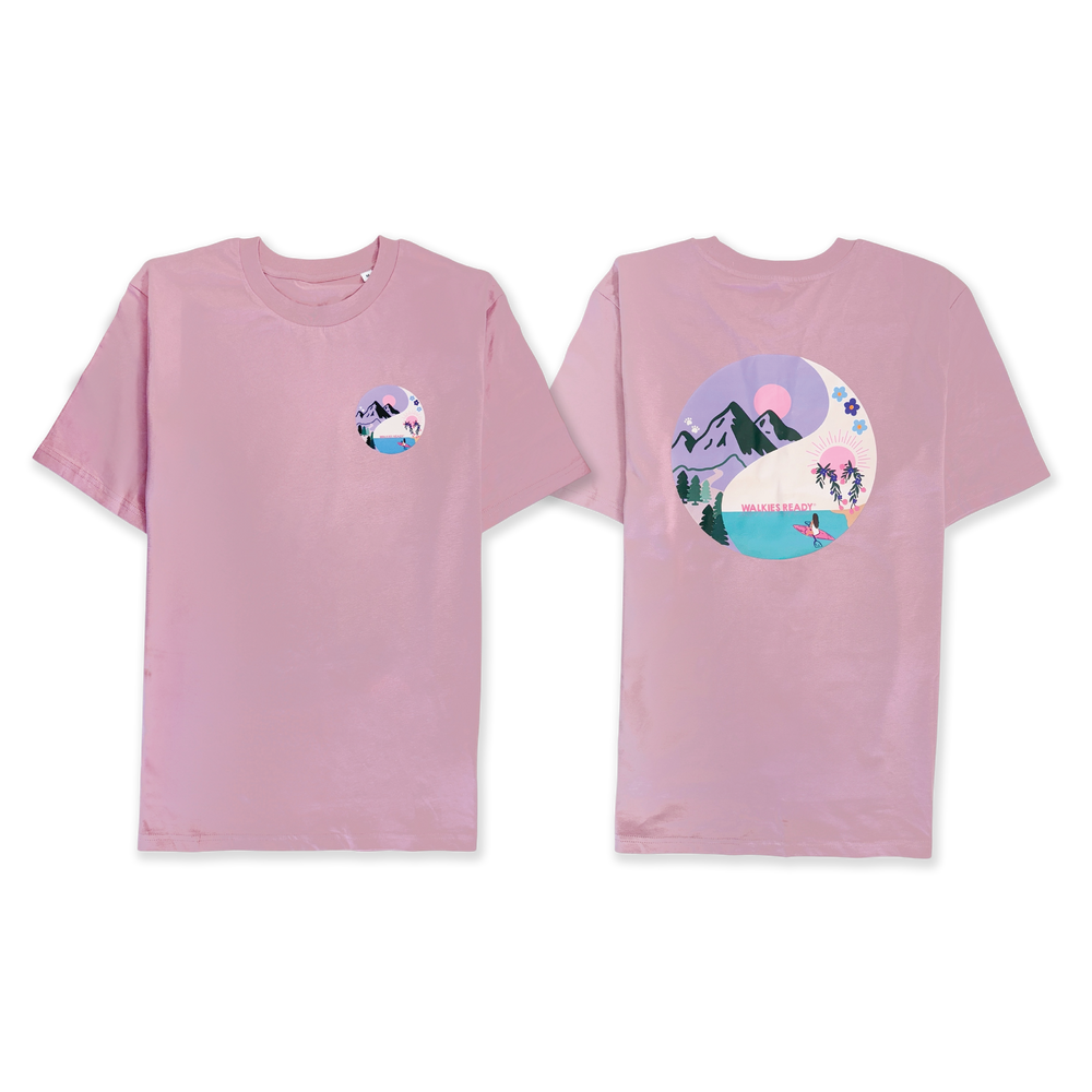 T-Shirt - Roaming Wild Dusky Pink