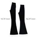 Flared Leggings - Black