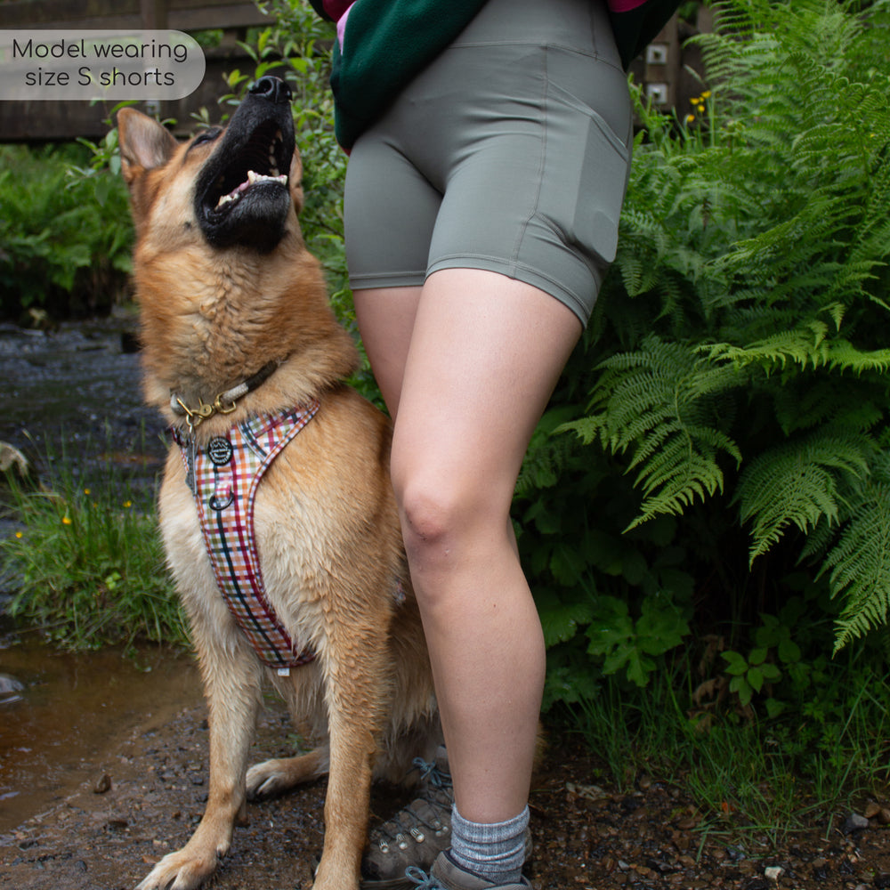 Walkies Ready® - Cycling Shorts - Olive Green