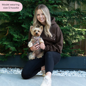 Hoodie - Walkies Ready® Chocolate Brown