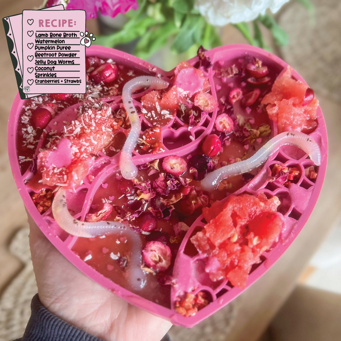 Lick Mat - Raspberry Pink