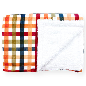 Dog Blanket - Plaid Pup