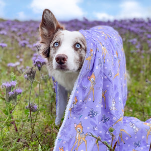 Disney© Dog Blanket - Bambi + Friends Lilac