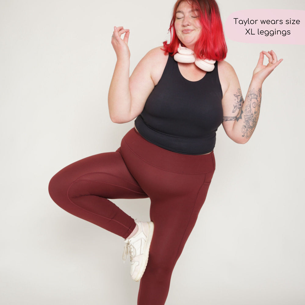 Walkies Ready® Leggings - Mulberry