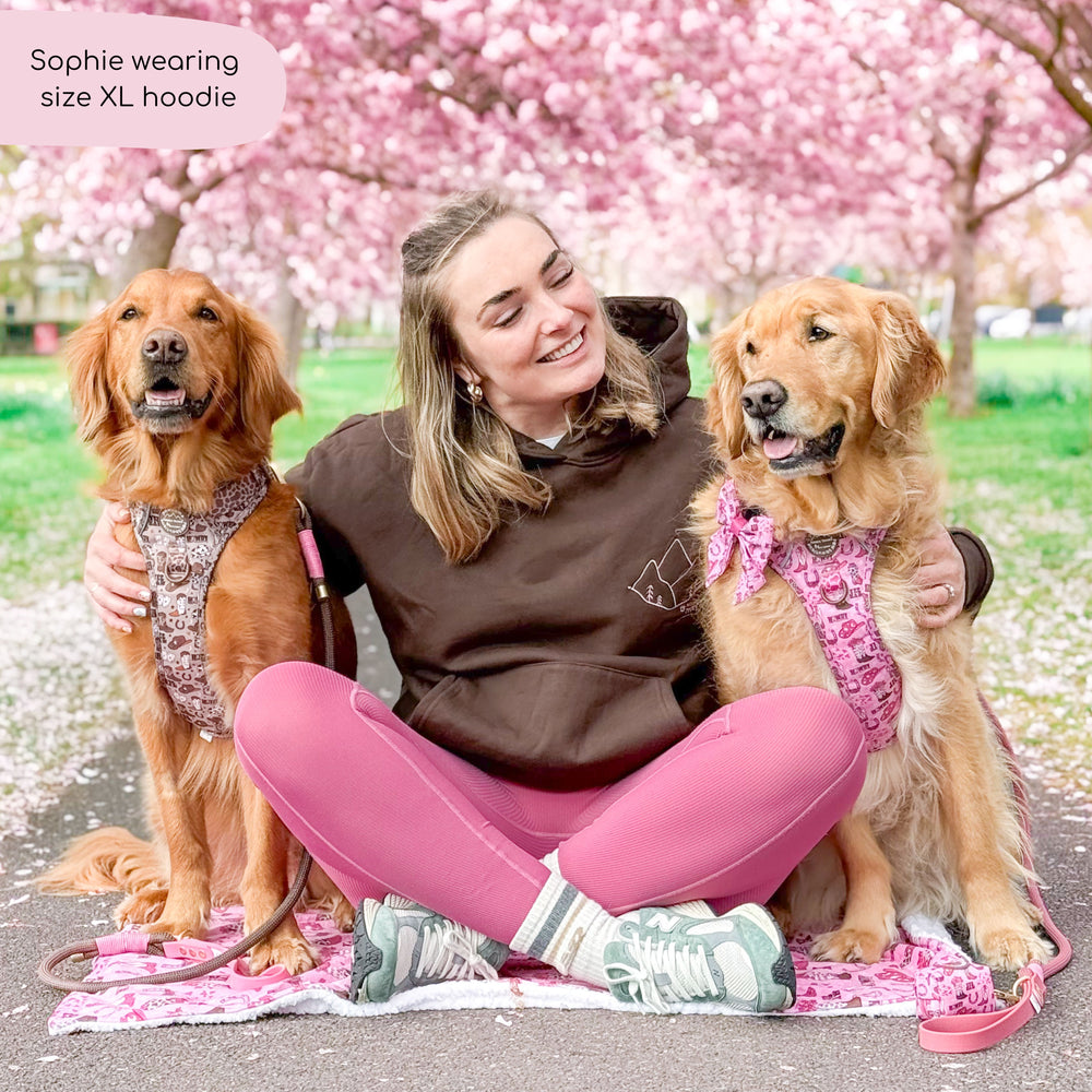 Hoodie - Walkies Ready® Chocolate Brown