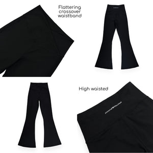 Flared Leggings - Black